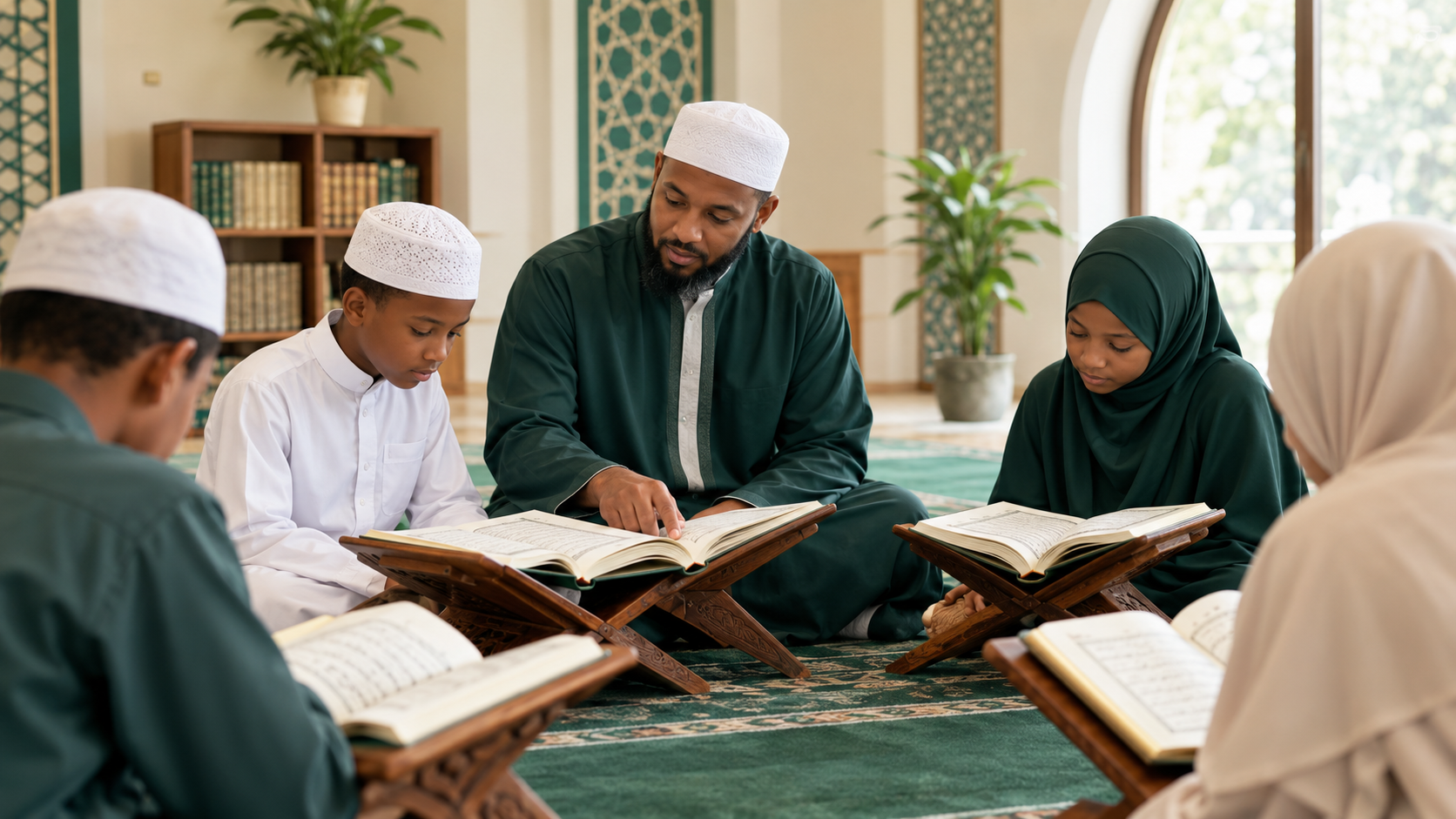 Online Quran learning with teacher guidance